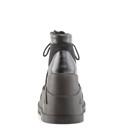 STOMP-10 Black Canvas Vegan Leather