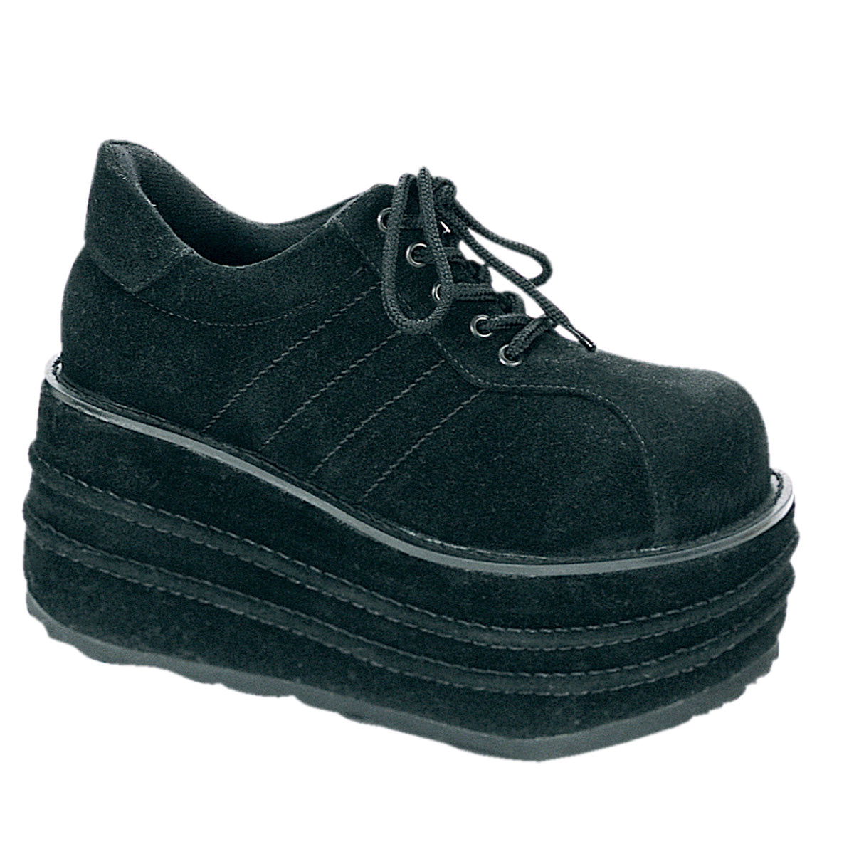 TEMPO-08 Black Vegan Suede Shoe