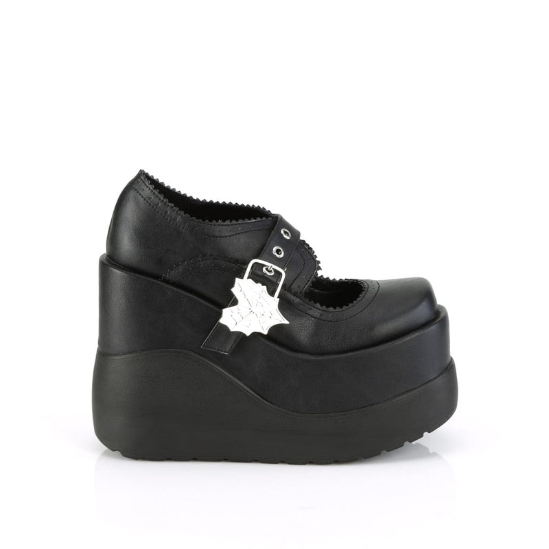 VOID-38 Black Vegan Leather Demonia US Size (Women's): 6