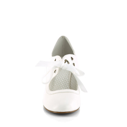 WIGGLE-32 White Faux Leather