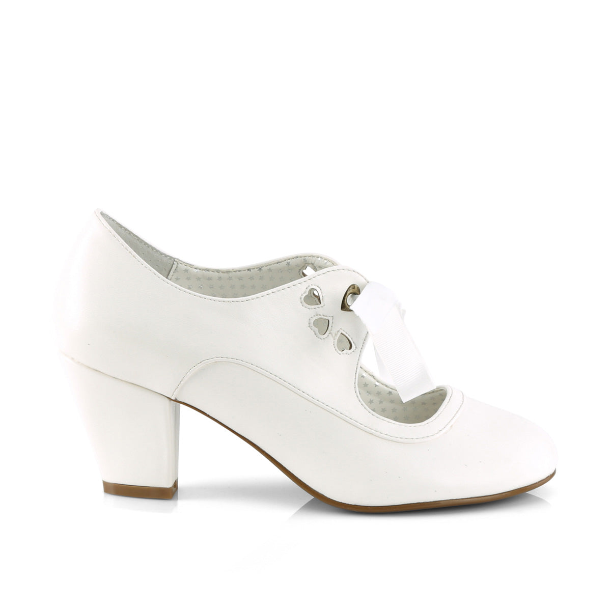WIGGLE-32 White Faux Leather